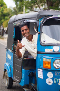 Tuk Tuk Driver at Banana Surf